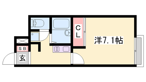 東二見駅 徒歩18分 1階の物件間取画像